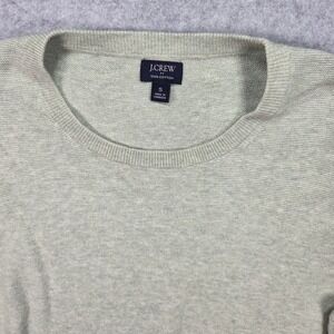 J.Crew Sweater Men Small Sage Green Cotton Textured Crewneck Pullover